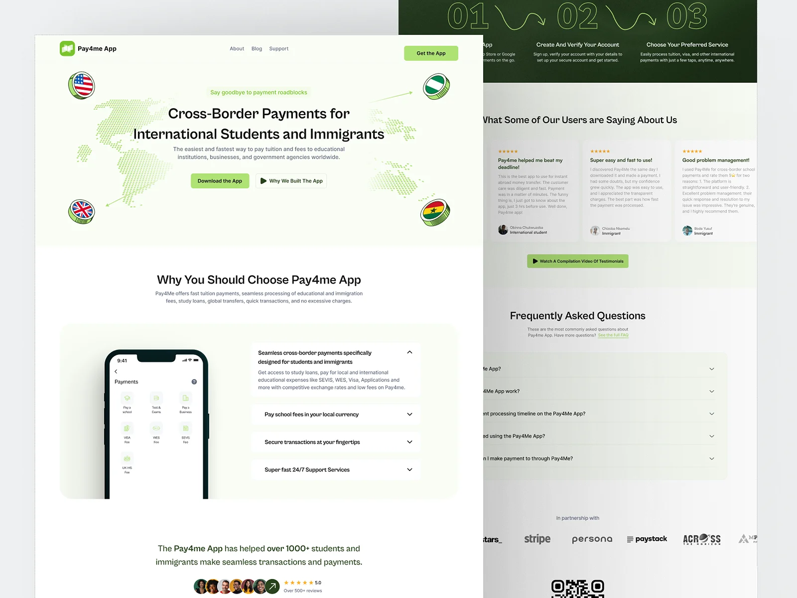 Pay4me Landing Page